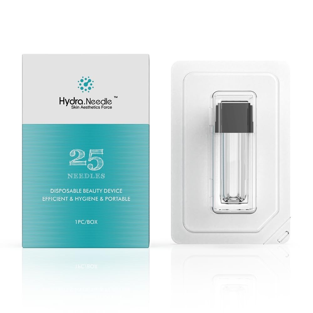 Hydra Needle 25 Derma Stamp, Titanium Dermastamp HN25, 0.25mm Serum Application